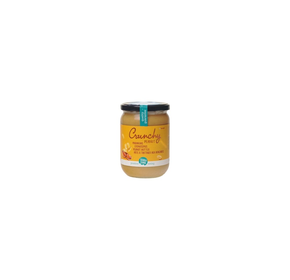 TERRASANA Pâte tartiner arachides crunch bio 500 g