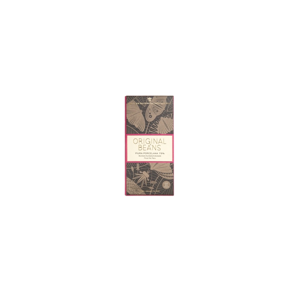 ORIGINAL BEANS Piura Porcelana choco noir bio 70 g