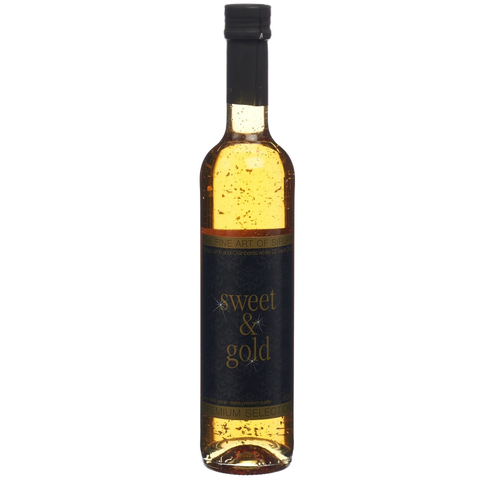 PURIS sirop Sweet&Gold Blattgold 6 fl verre 50 cl
