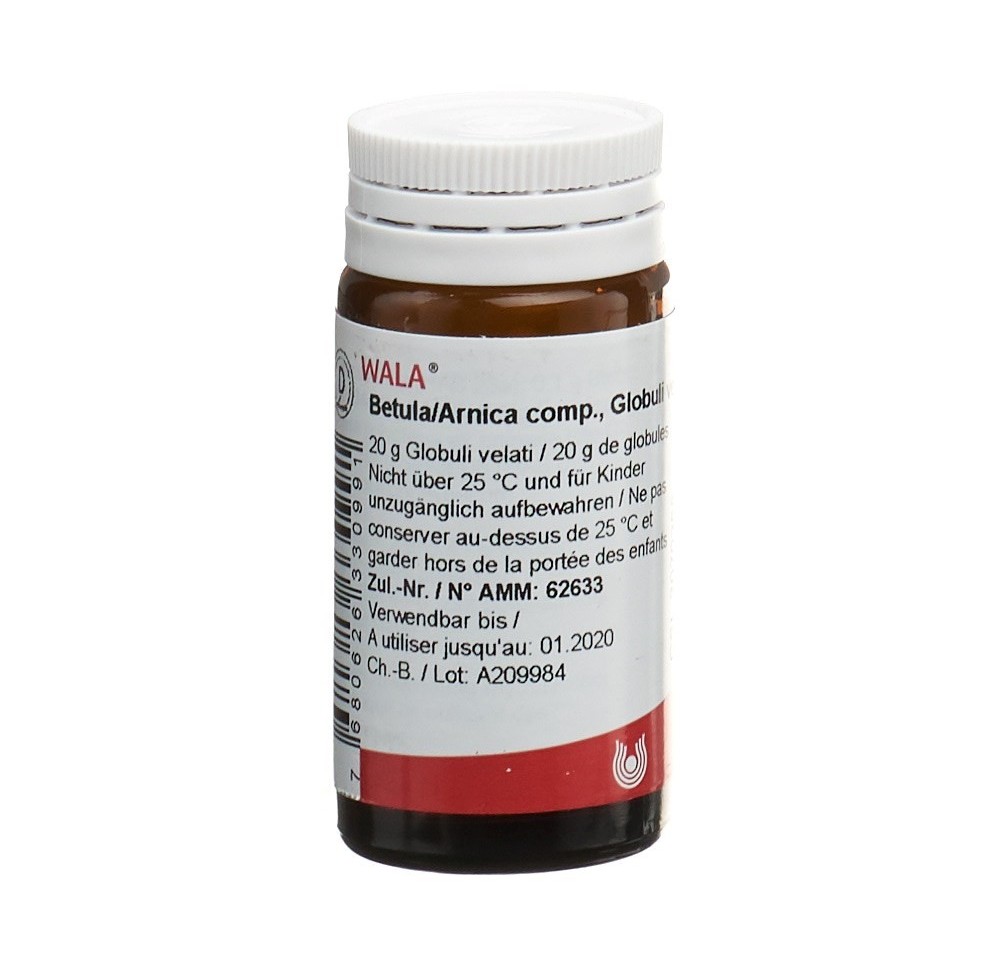 WALA betula/arnica comp glob fl 20 g