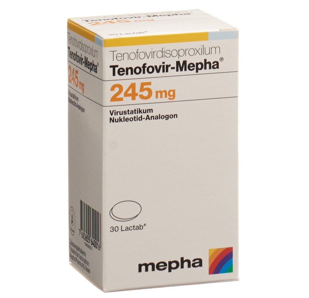 TENOFOVIR Mepha Lactab 245 mg bte 30 pce
