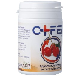 ADP Fer + Vitamine C gélules bte 60 pce