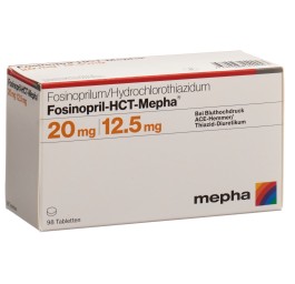 FOSINOPRIL-HCT Mepha cpr 20/12.5 mg 98 pce