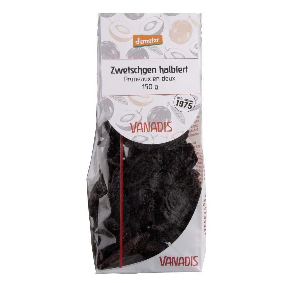 VANADIS pruneaux en deux sach 150 g