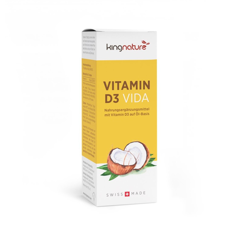 KINGNATURE Vitamin D3 Vida fl 30 ml