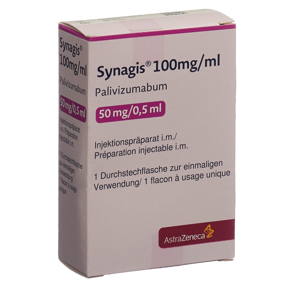 SYNAGIS sol inj 50 mg/0.5ml flac