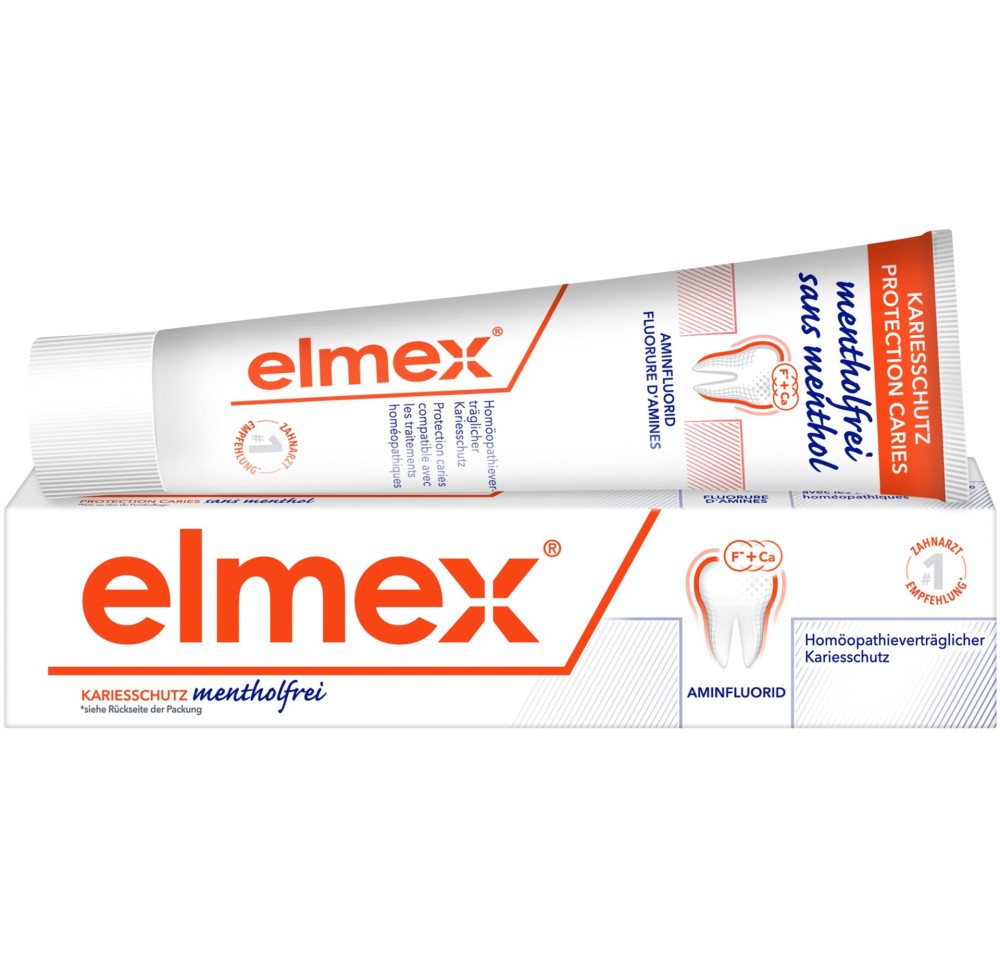ELMEX PROTECT CARIES dentifrice sans menthol 75 ml