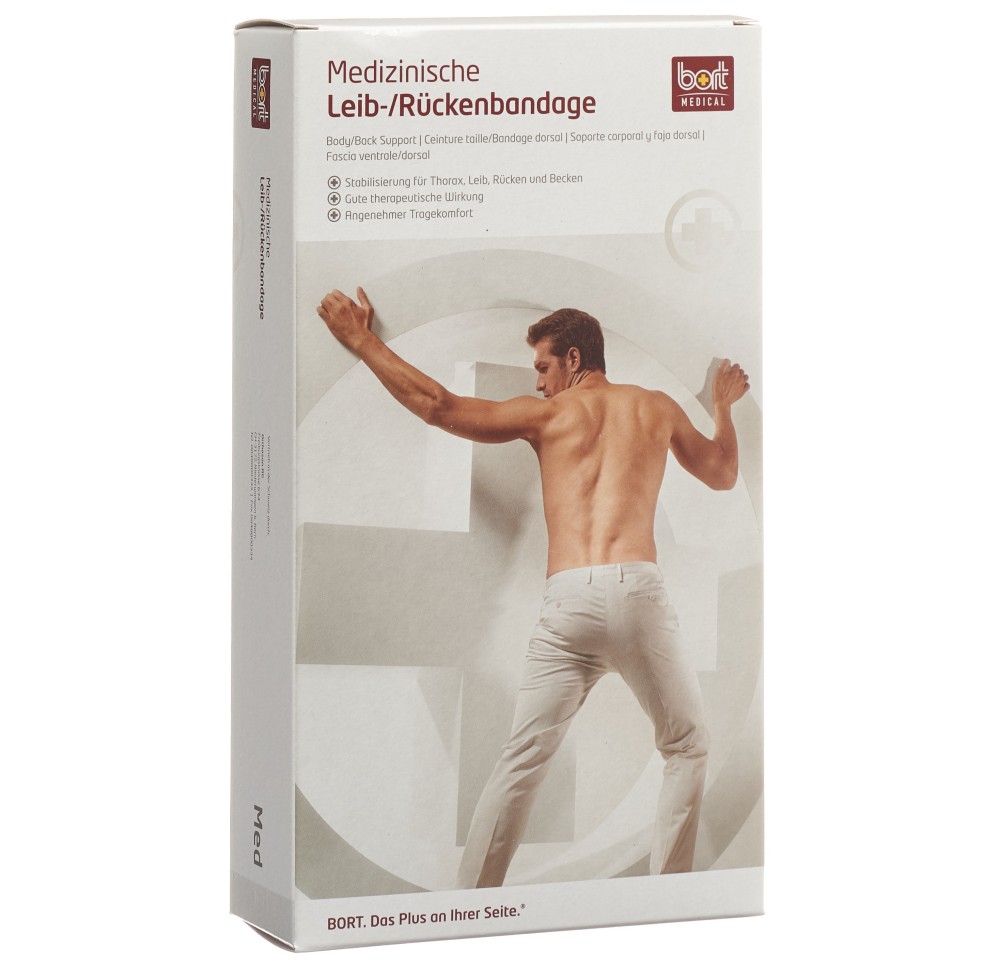 BORT bandage herniaire inguinale M -104cm blanc