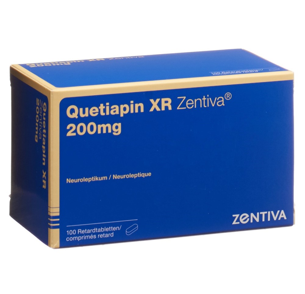 QUETIAPIN XR Zentiva cpr ret 200 mg 100 pce