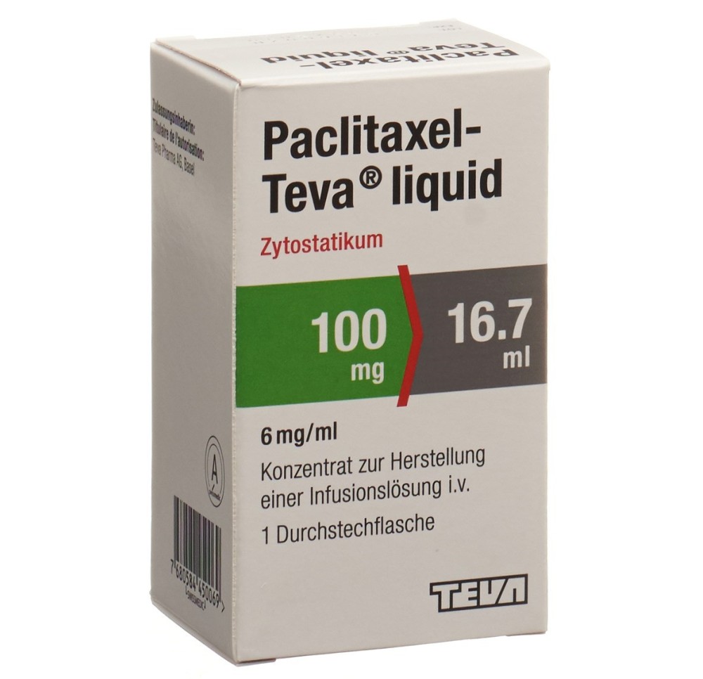 PACLITAXEL Teva liquid 100 mg/16.7ml flac