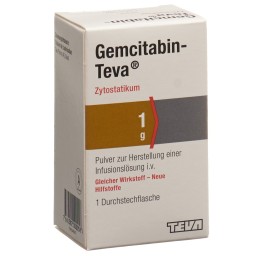 GEMCITABIN Teva subst sèche 1 g flac