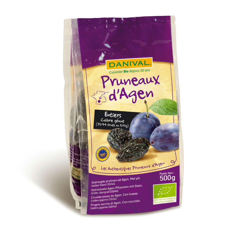 DANIVAL Pruneaux d'Agen 33/44 500 g