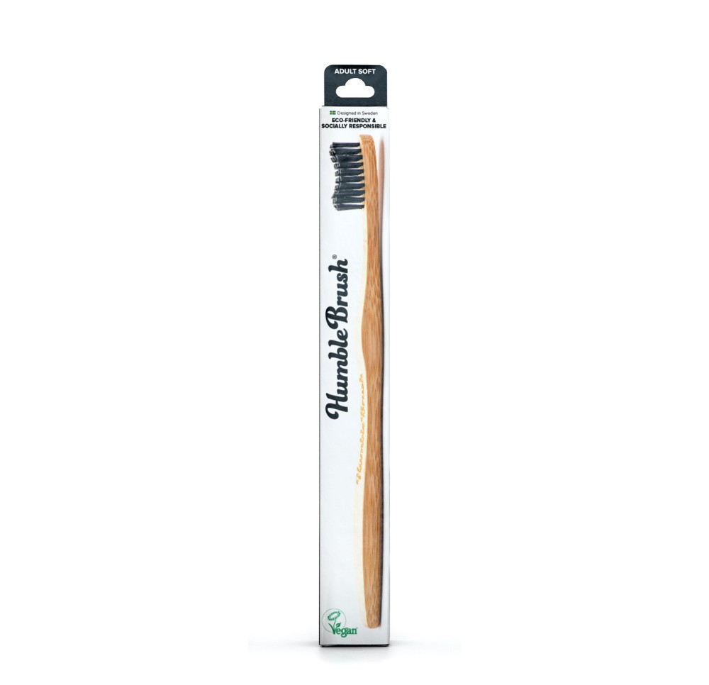 HUMBLE BRUSH Brosse à dents adulte noir
