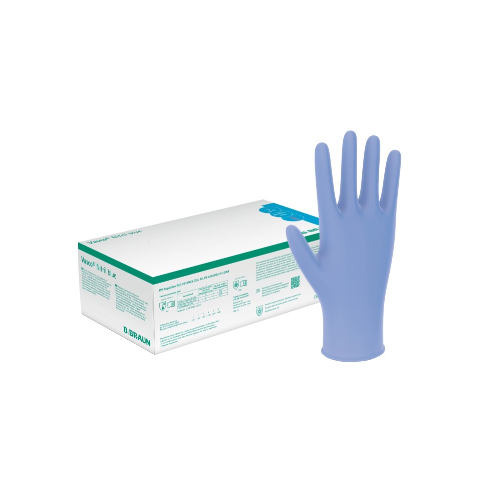 VASCO Nitril L blue 150 pce