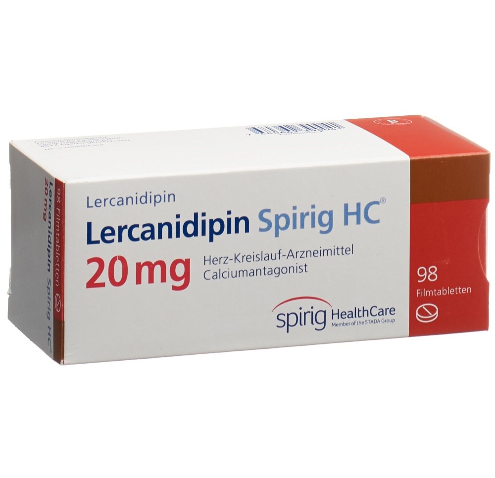 LERCANIDIPIN Spirig HC cpr pell 20 mg 98 pce