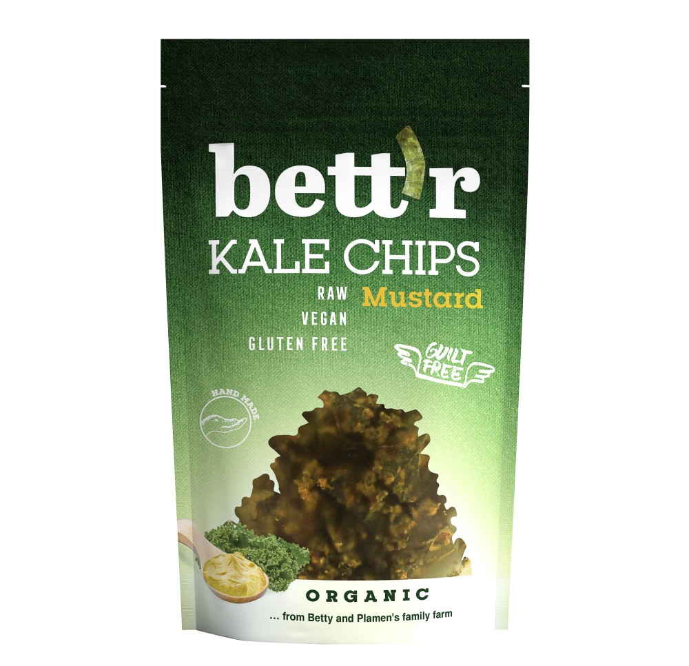 BETT'R Kale Chips mustard sach 30 g