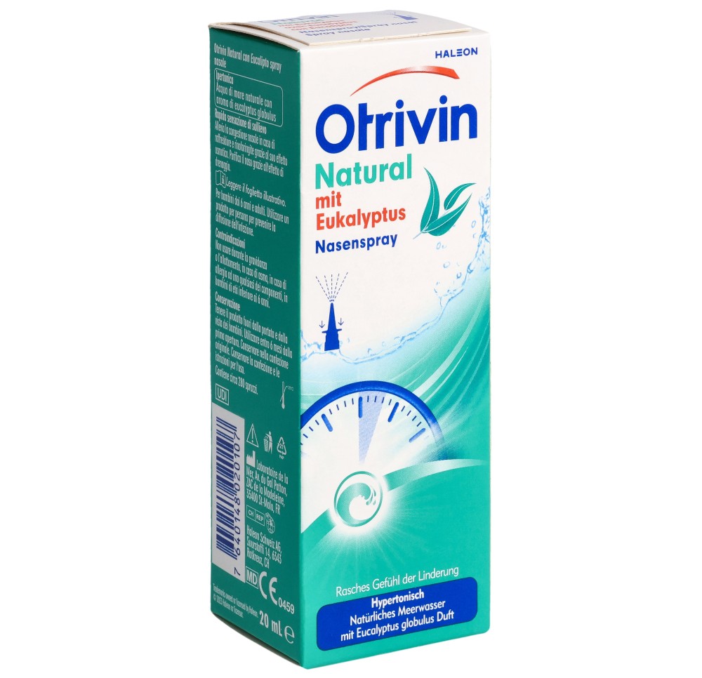OTRIVIN Natural Plus avec Eucalyptus spray 20 ml