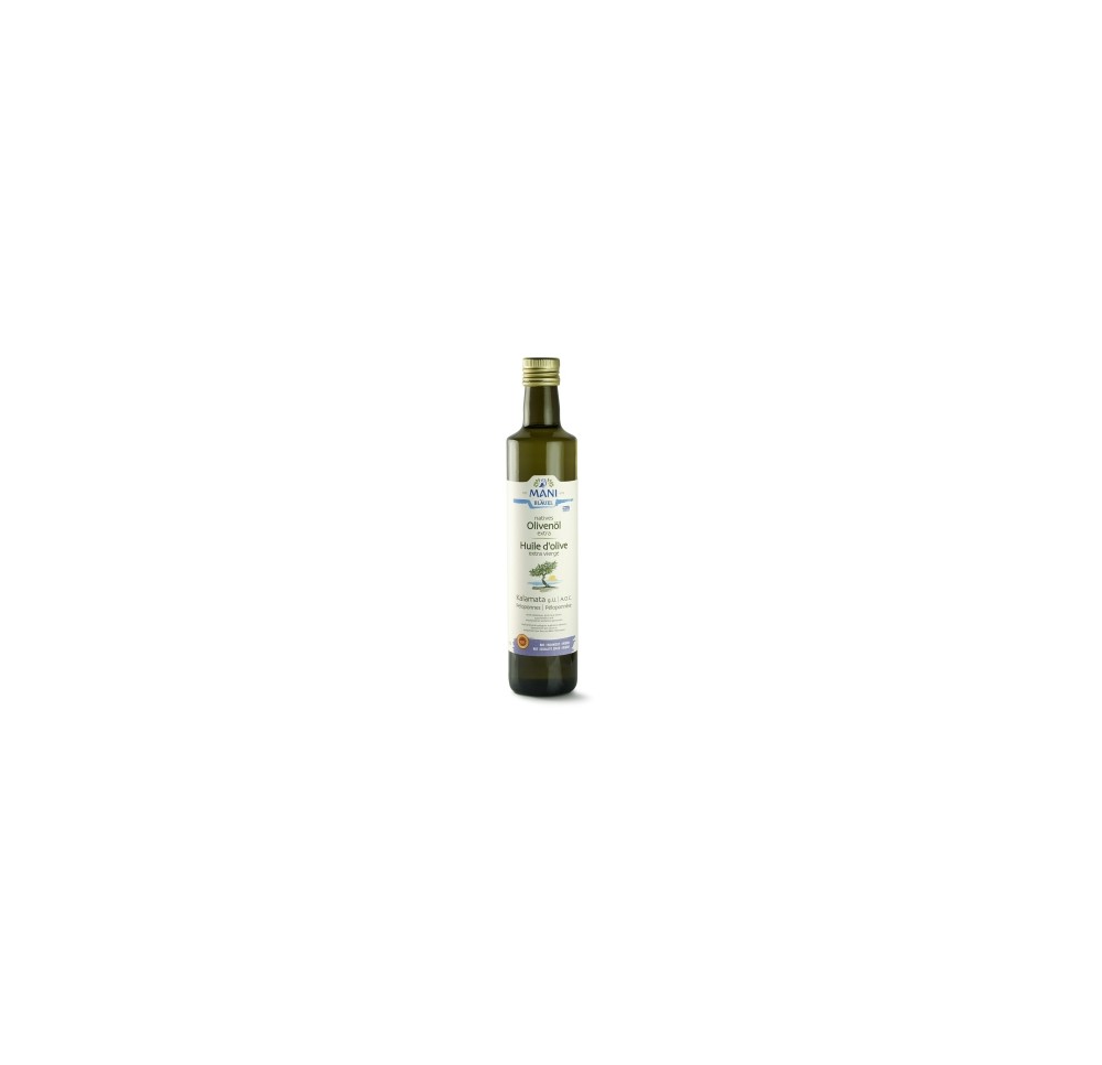 MANI Huile Olive extra-vierge Kalamata bio 500 ml
