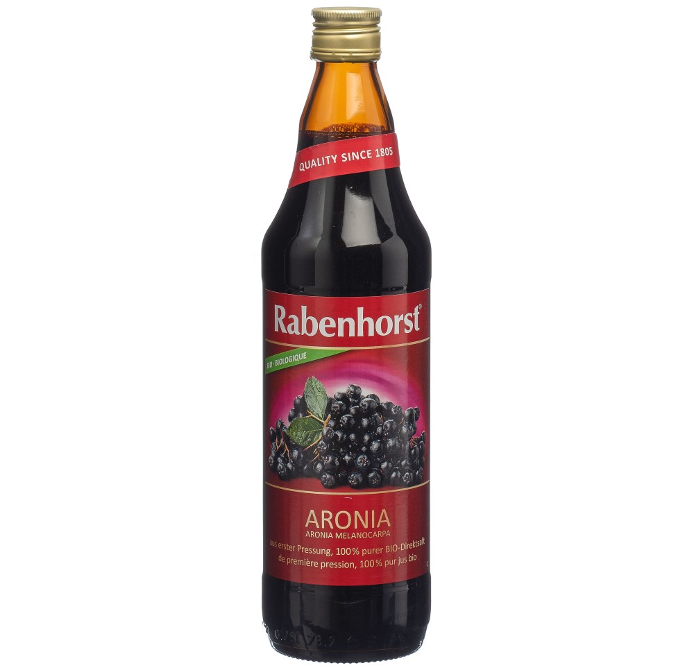RABENHORST jus d'aronie pure bio fl 750 ml