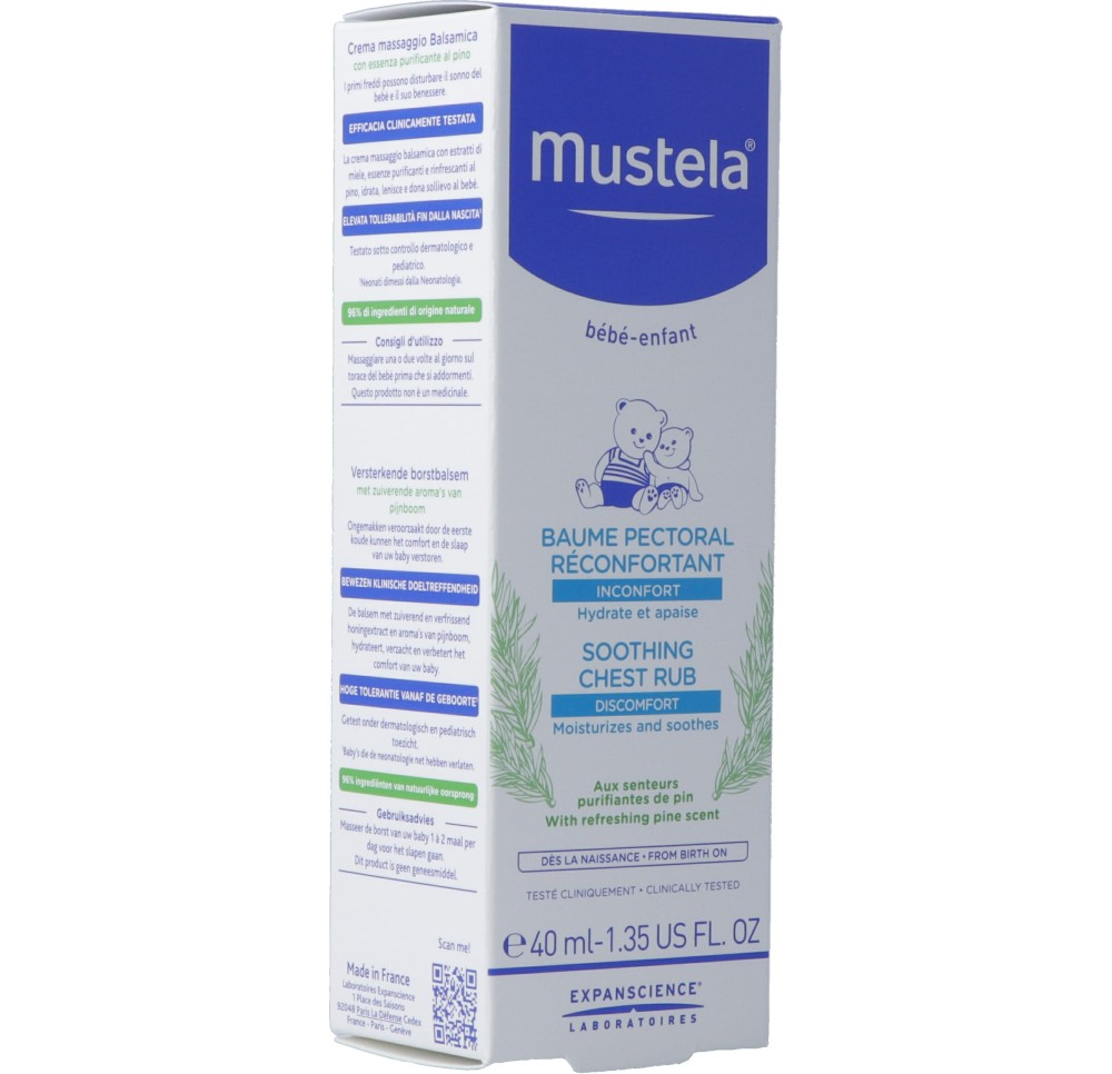 MUSTELA BB Baume pectoral réconfortant 40 ml