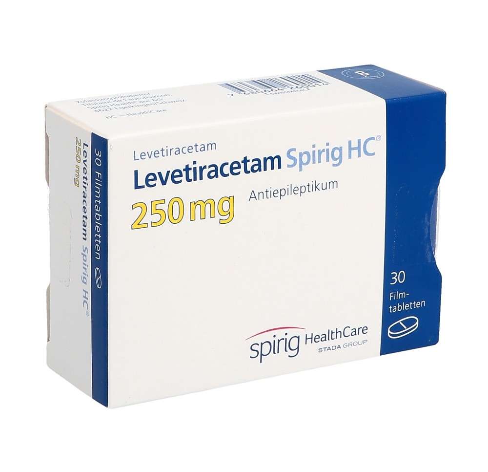 LEVETIRACETAM Spirig HC cpr pell 250 mg 30 pce