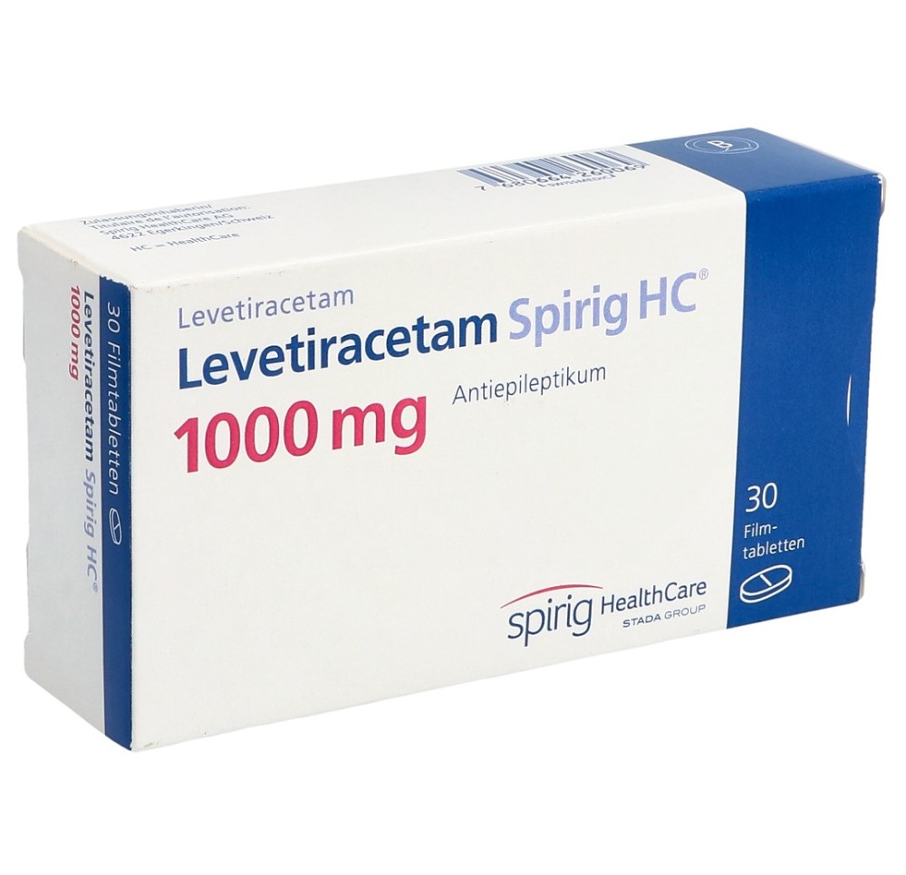 LEVETIRACETAM Spirig HC cpr pell 1000 mg 30 pce
