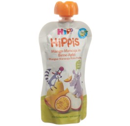 HIPP Mangue-Maracuja-Poire-Pomm Nick Nashorn 100 g