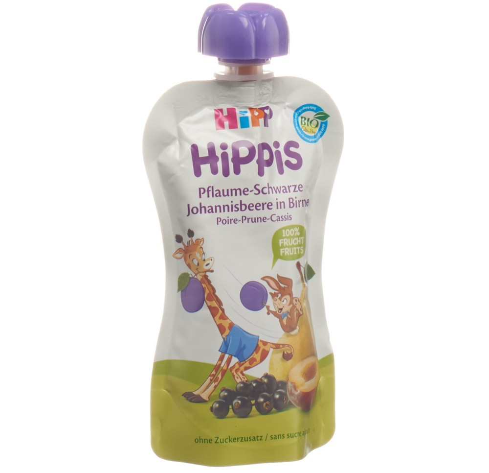 HIPP Poire-Prune-Cassis Greta Giraffe 100 g