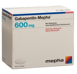 GABAPENTIN Mepha Lactab 600 mg 100 pce