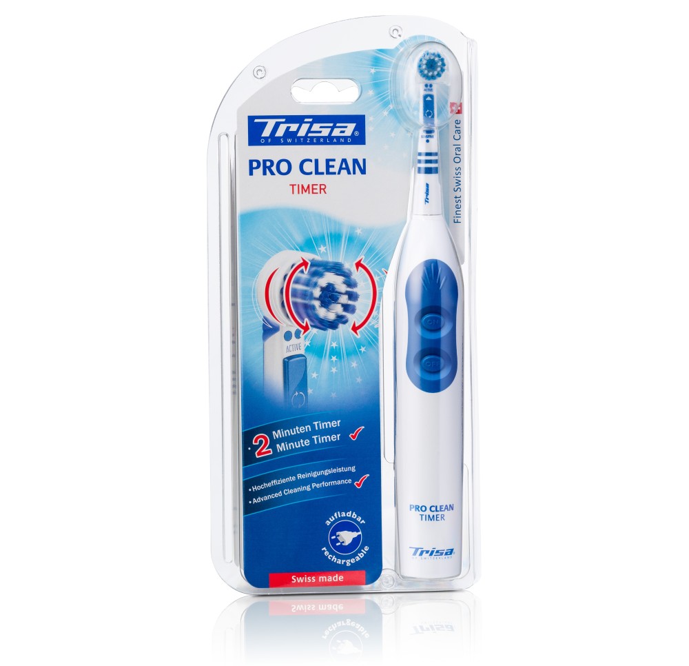 TRISA brosse dents électrique Pro Clean Timer