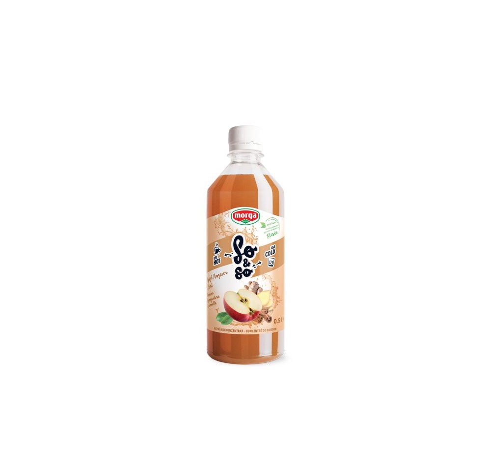 SO&SO Pomme-gingemb-cann conc avec stévia fl 5 dl
