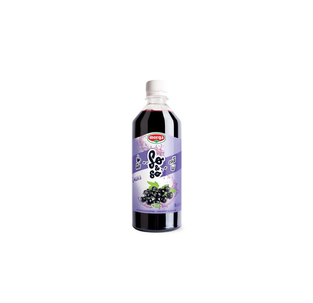 SO&SO Cassis conc bio fl 5 dl