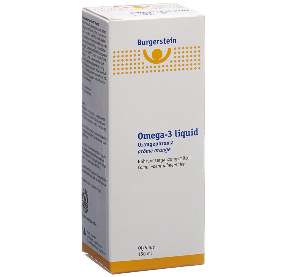 BURGERSTEIN Omega-3 liquid fl 150 ml