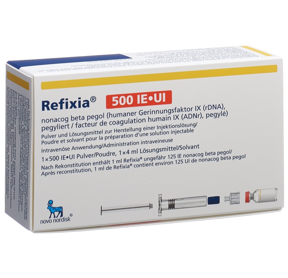 REFIXIA subst sèche 500 UI c solv flac