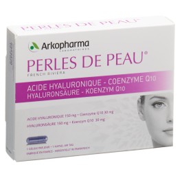 PERLES DE PEAU acide hyaluronique+Q10 caps 30 pce
