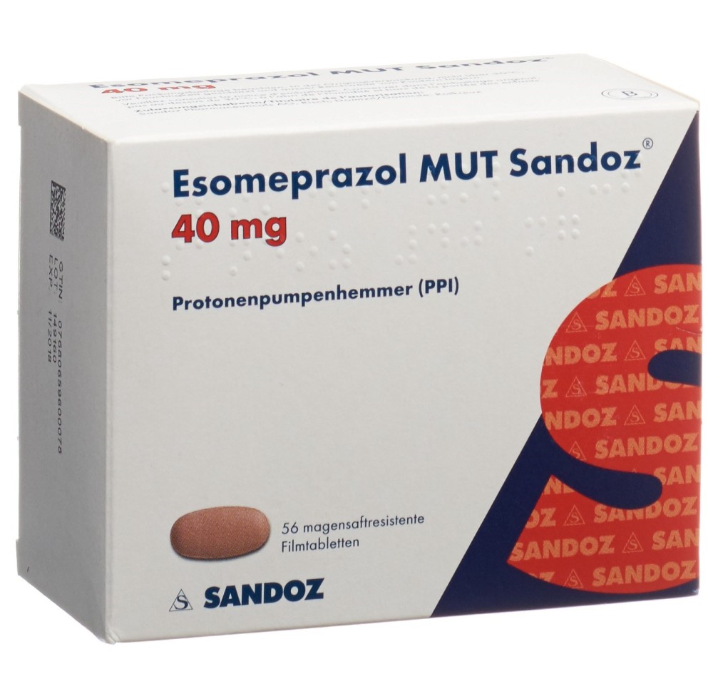ESOMEPRAZOLE MUT Sandoz cpr pell 40 mg 56 pce