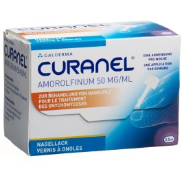 CURANEL vernis à ongles Amorolfin 50 mg/ml 2.5 ml