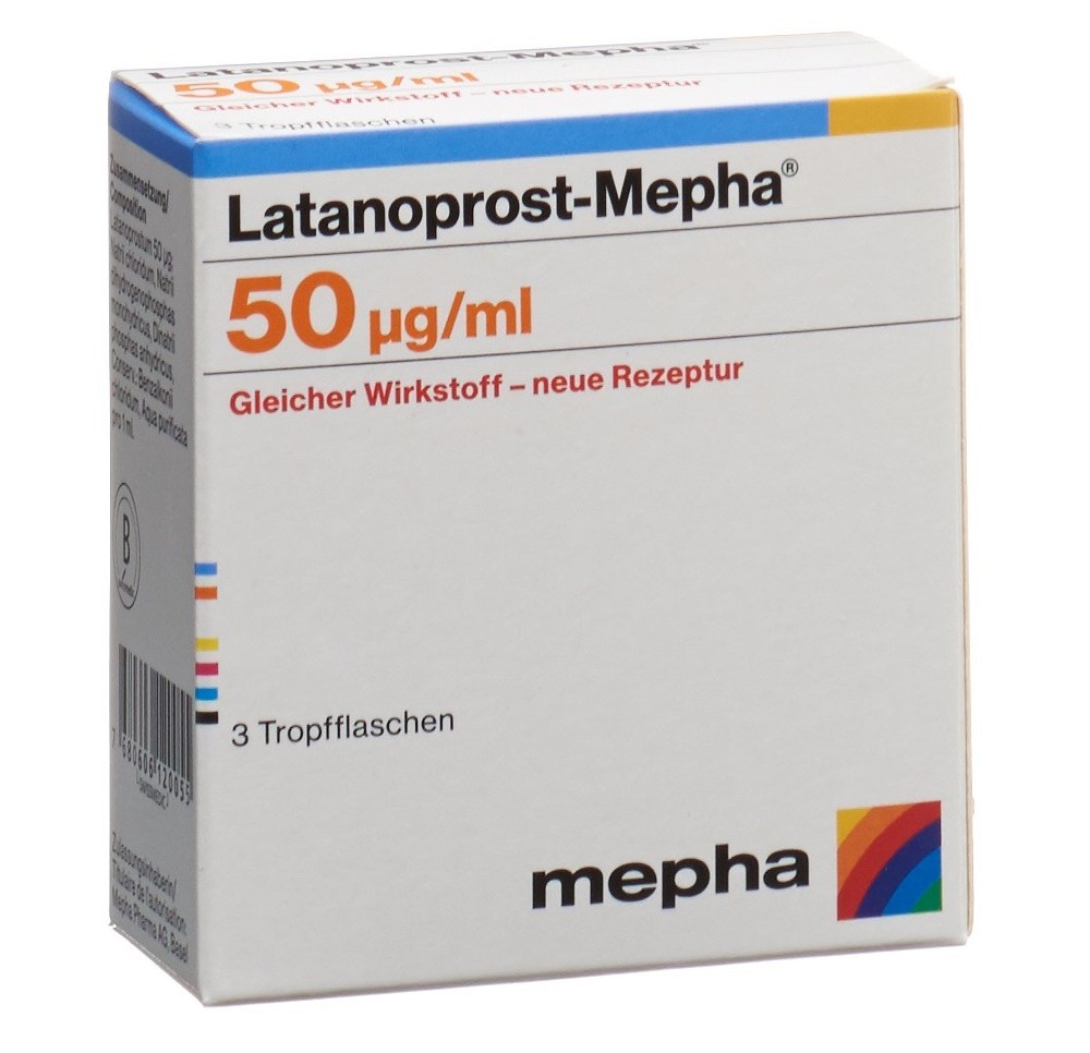 LATANOPROST Mepha gtt opht 50 mcg/ml 3 fl 2.5 ml