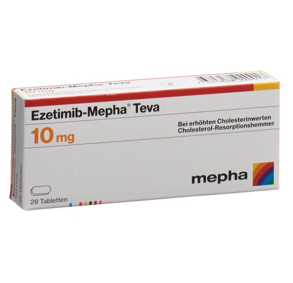 EZETIMIB Mepha Teva cpr 10 mg 28 pce