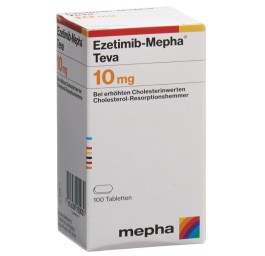 EZETIMIB Mepha Teva cpr 10 mg bte 100 pce
