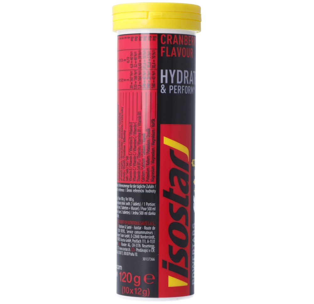 ISOSTAR Power Tabs cpr eff Cranberry 10 pce