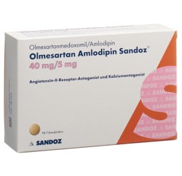 OLMESARTAN AMLODIPIN Sandoz 40/5 mg 98 pce