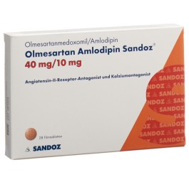 OLMESARTAN AMLODIPIN Sandoz 40/10 mg 28 pce