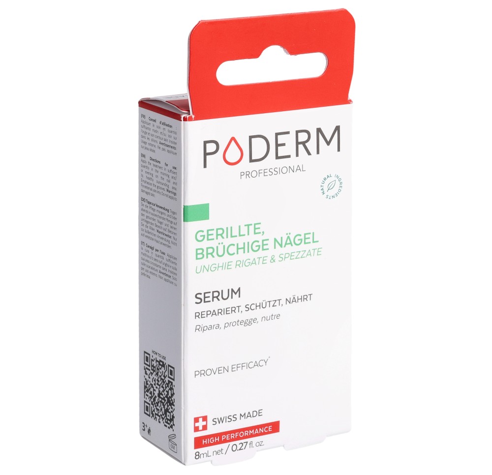 PODERM Huile Sérum Ongles Nourrissante fl 8 ml