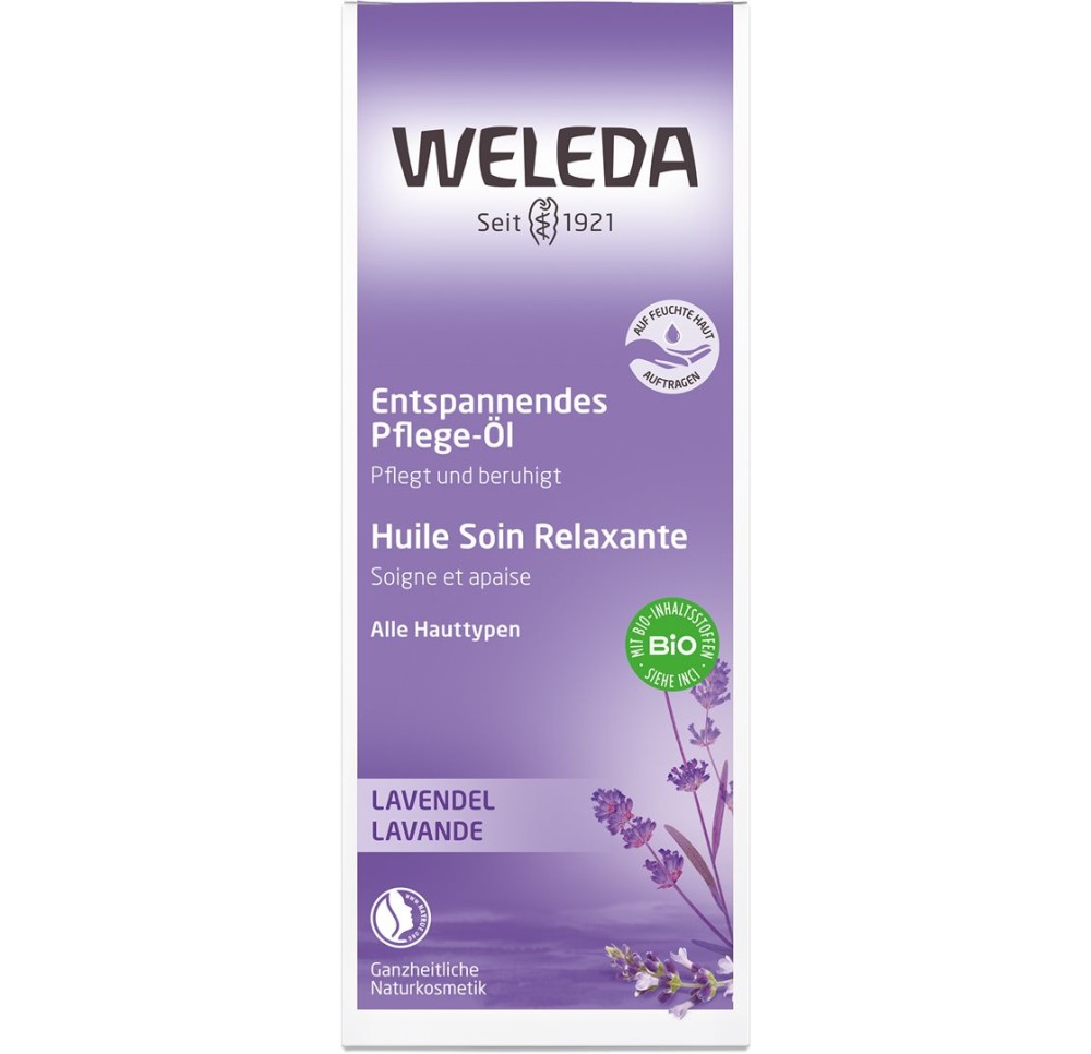 WELEDA huile soin relaxante lavande 100 ml