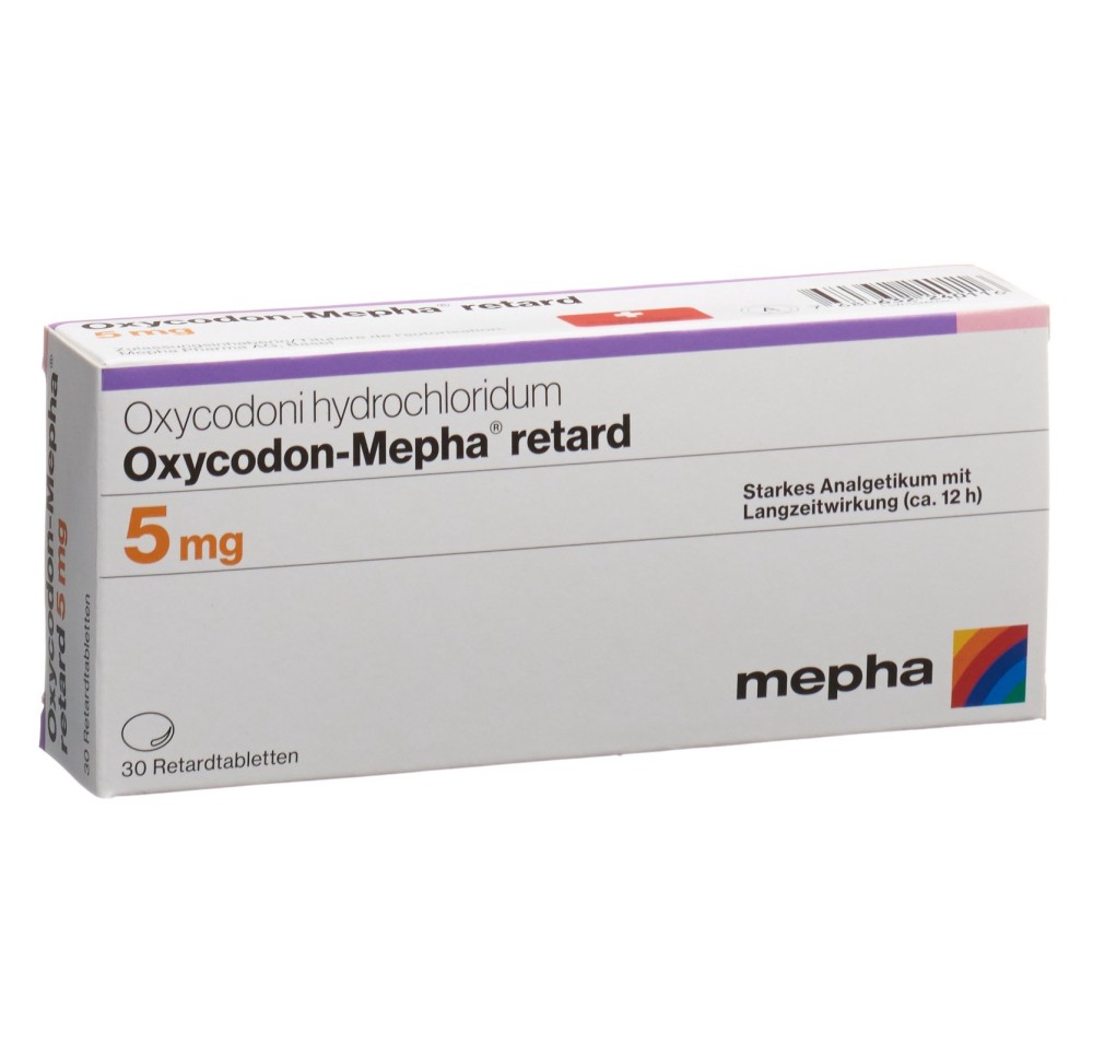 OXYCODON Mepha cpr ret 5 mg 30 pce