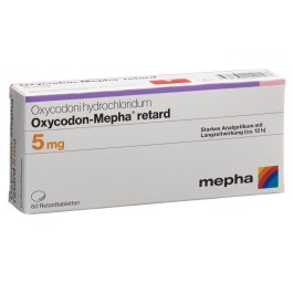 OXYCODON Mepha cpr ret 5 mg 60 pce