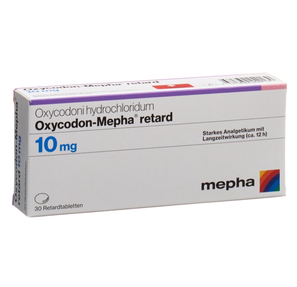 OXYCODON Mepha cpr ret 10 mg 30 pce