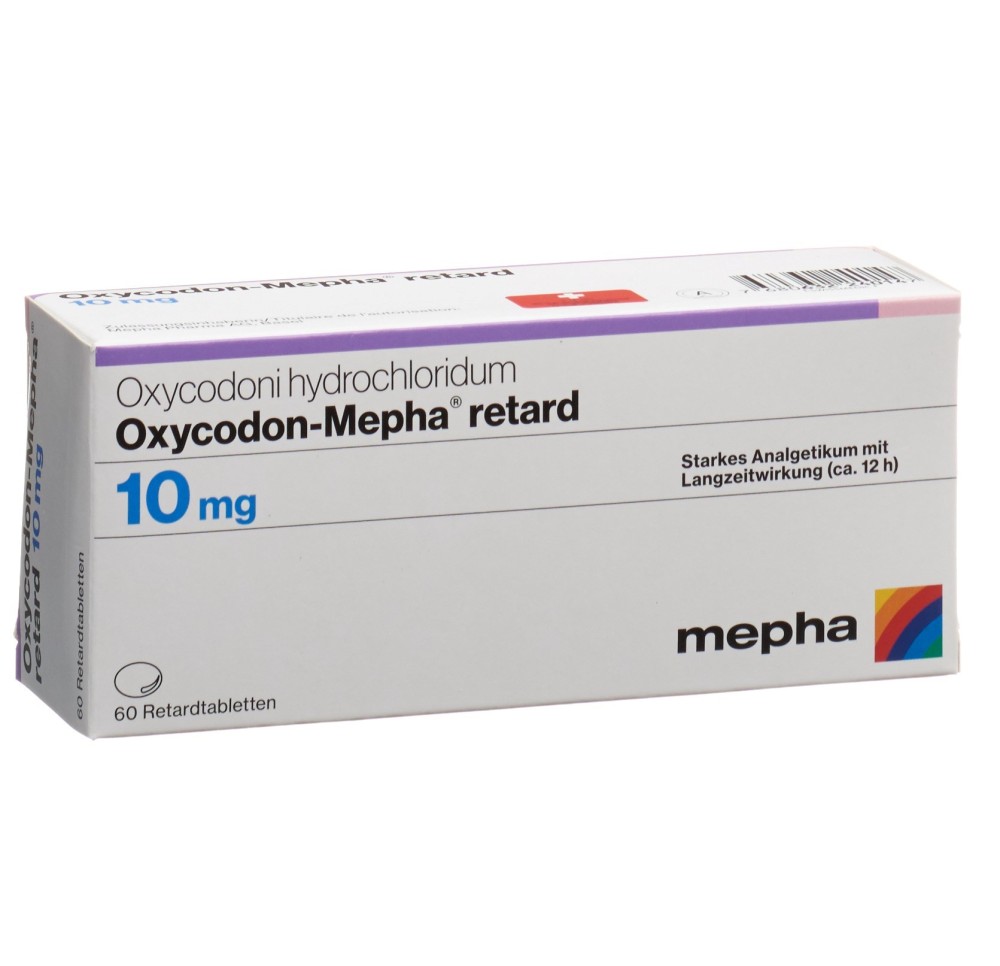 OXYCODON Mepha cpr ret 10 mg 60 pce