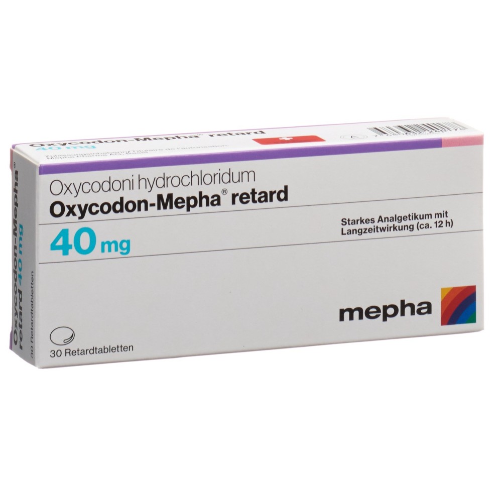 OXYCODON Mepha cpr ret 40 mg 30 pce